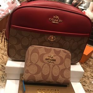Coach purse and coach wallet